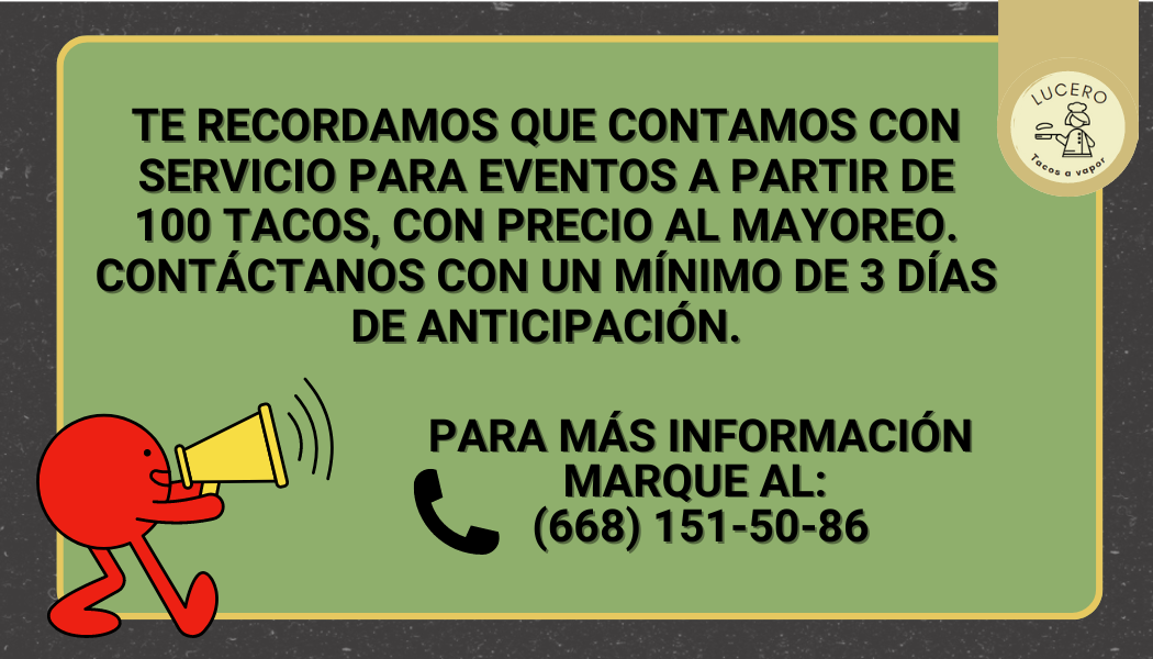 Tacos a Vapor Lucero