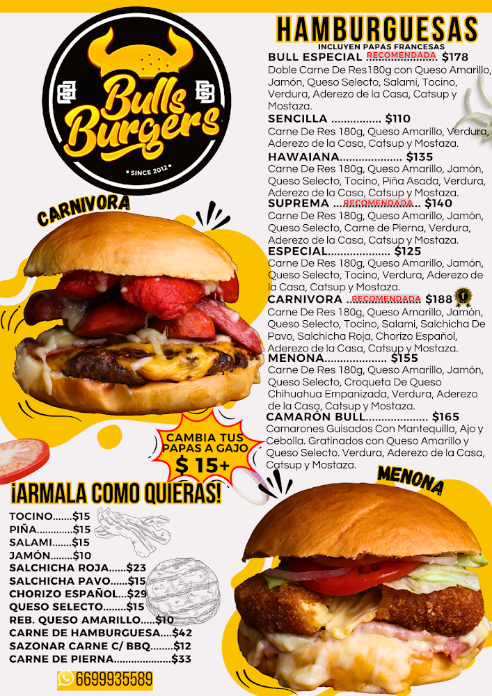 Bulls Burgers Suc. San Jorge