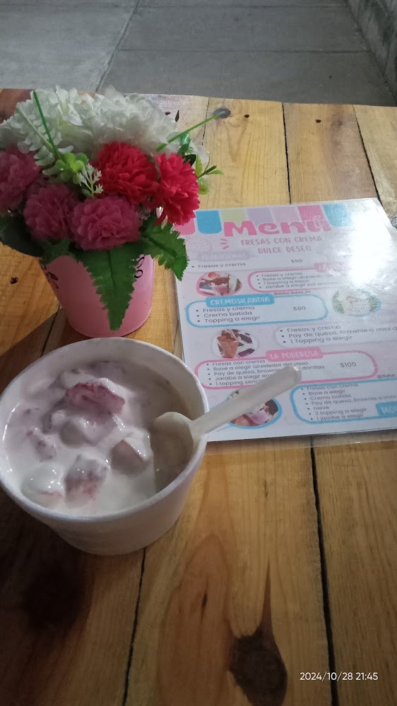 Dulce Deseo (Fresas con crema)