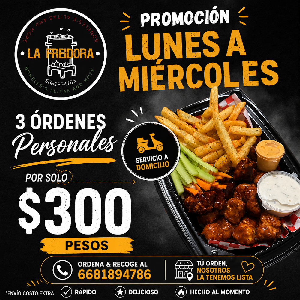 La Freidora LM | Boneless & Alitas