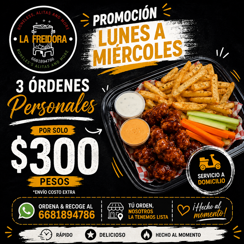 La Freidora LM | Boneless & Alitas