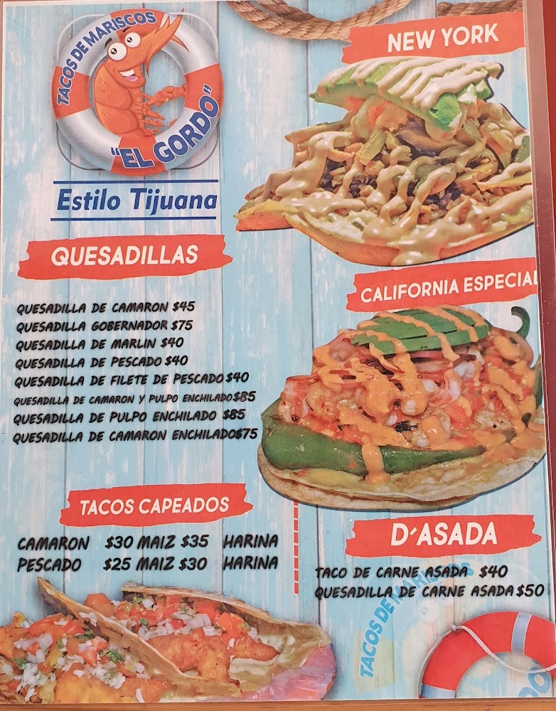 Tacos De Mariscos El Gordo