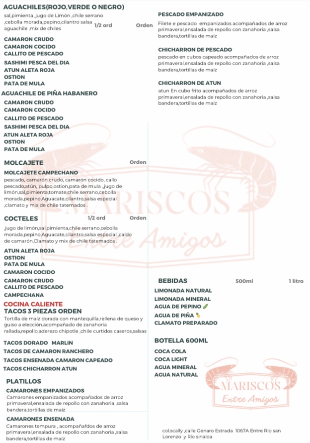 Mariscos Entre Amigos