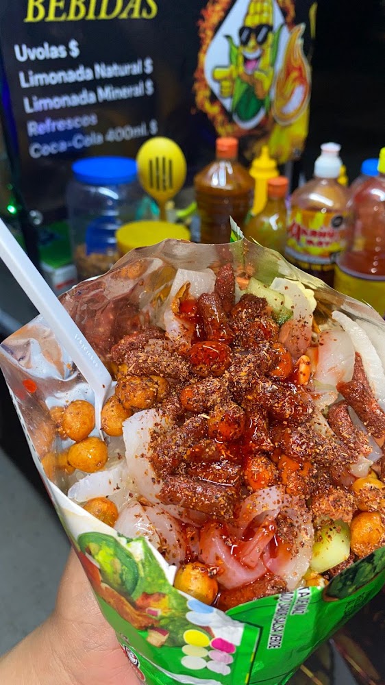 Diablitos snacks y elotes