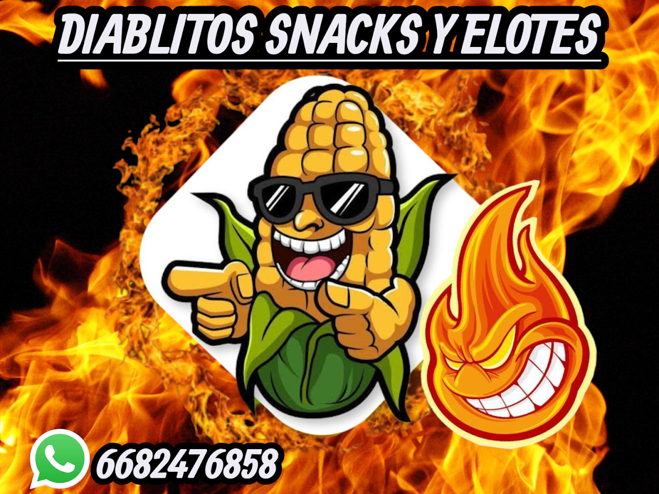 Diablitos snacks y elotes