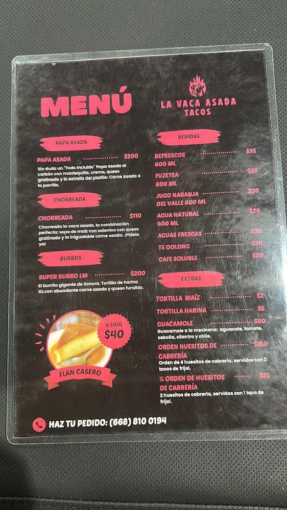 La Vaca Asada Tacos