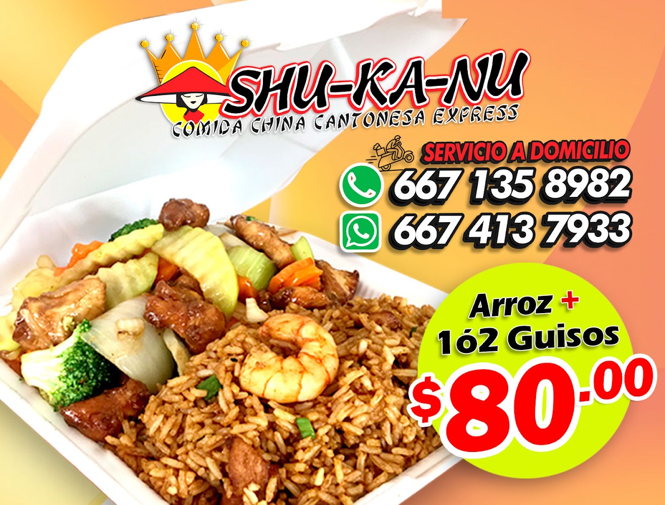 Shukanu comida china y sushi centro