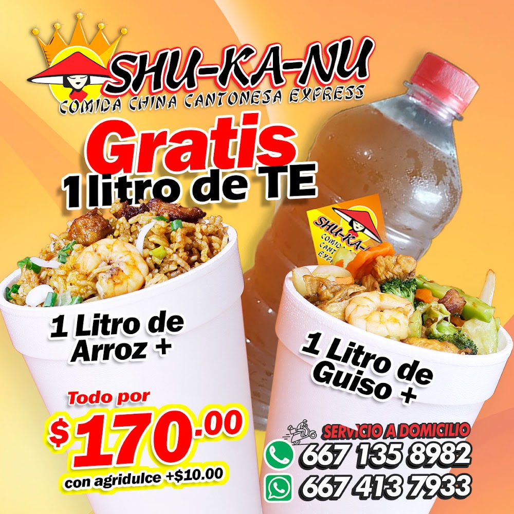Shukanu comida china y sushi centro
