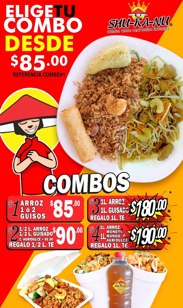 Shukanu comida china y sushi centro