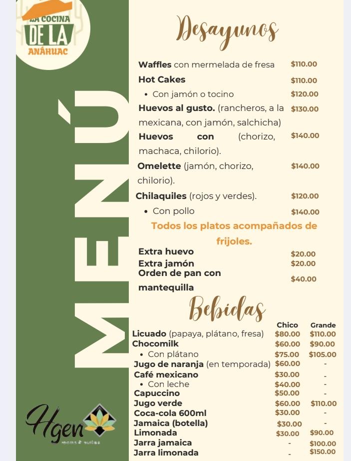 la cocina de la anahuac