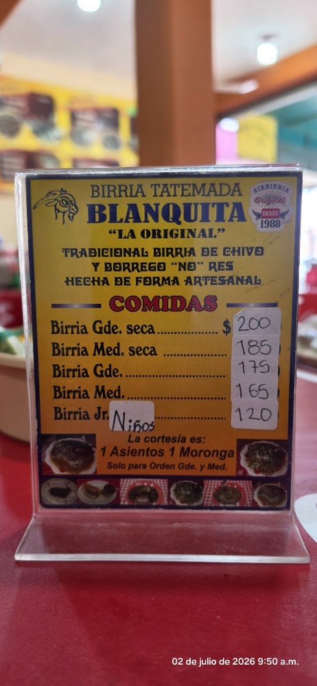 Birriería Tatemada Blanquita