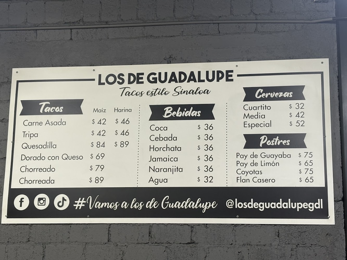 Los de Guadalupe Tacos Estilo Sinaloa