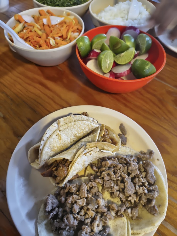 Tacos al pastor la flor de Sahuayo