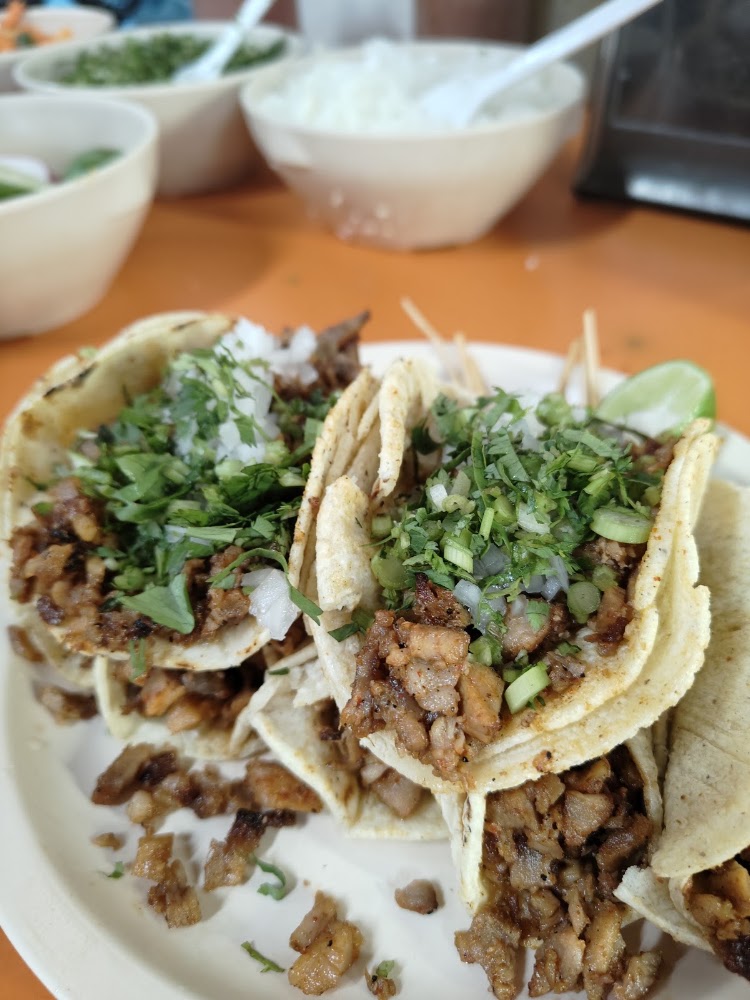 Tacos al pastor la flor de Sahuayo