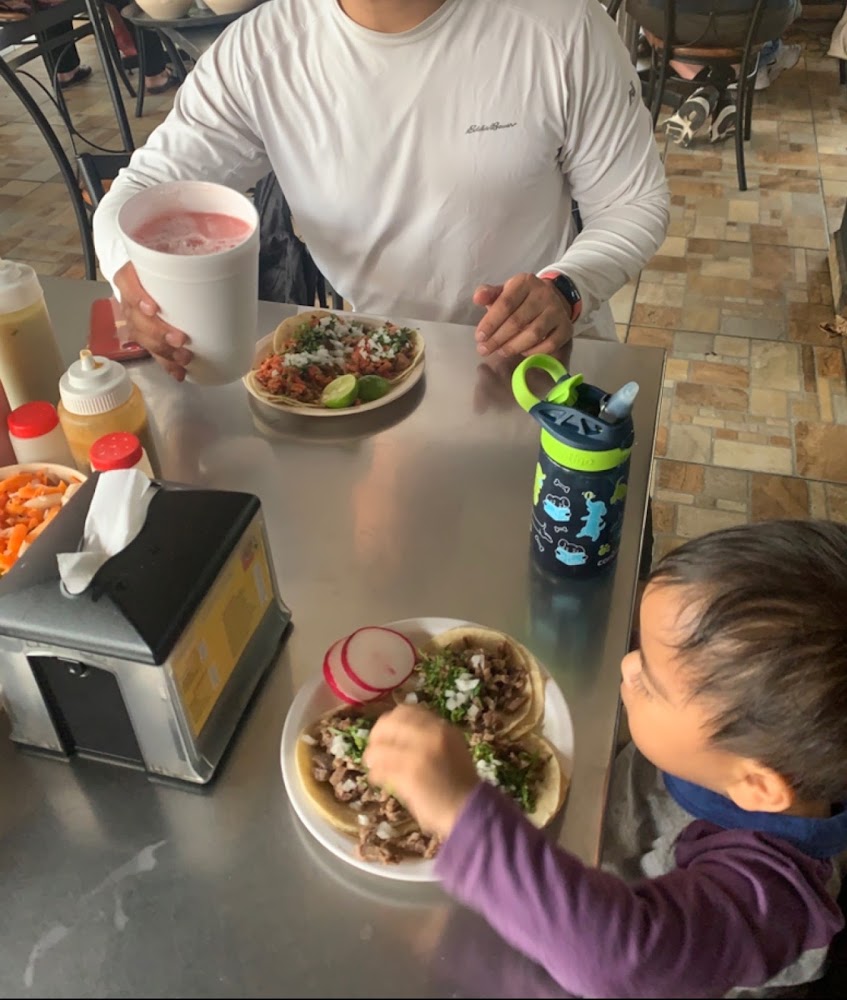 Tacos al pastor la flor de Sahuayo