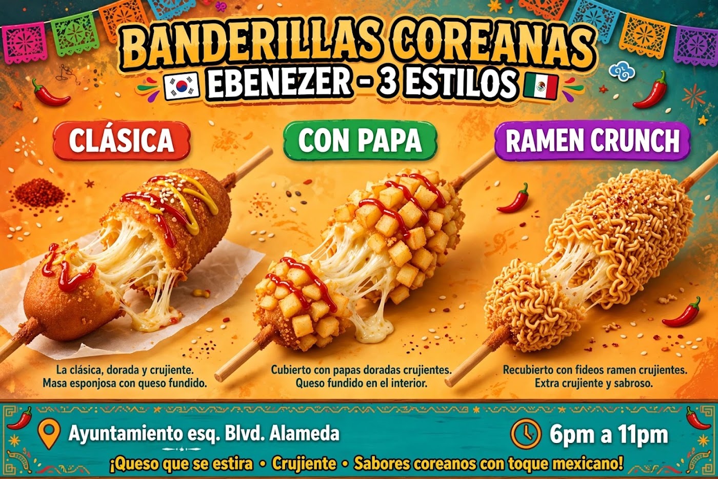 Elotes y Banderillas Ebenezer