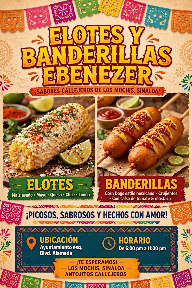 Elotes y Banderillas Ebenezer