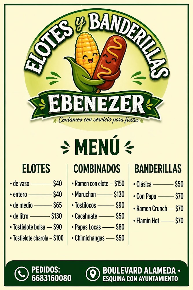 Elotes y Banderillas Ebenezer